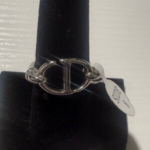 Silver Chain Link Ring